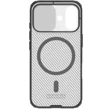 Карбонова накладка Nillkin CamShield Pro Magnetic для Apple iPhone 17 (6.3") – Чорний