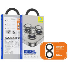 Захисне скло BlueO Metal на камеру для Apple iPhone 17 (6.3") – Чорний