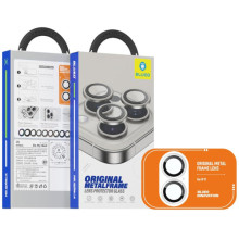 Захисне скло BlueO Metal на камеру для Apple iPhone 17 (6.3") – Срібний