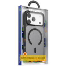 TPU+PC чехол Blueo Skin Friendly Frosted with MagSafe для Apple iPhone 17 (6.3") – Черный