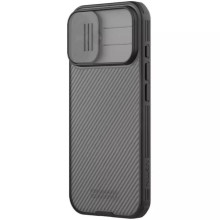 Карбоновая накладка Nillkin CamShield Pro для Apple iPhone 17 (6.3") – Черный