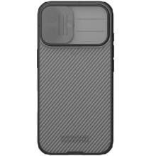 Карбоновая накладка Nillkin CamShield Pro для Apple iPhone 17 (6.3") – Черный