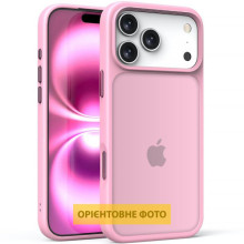 TPU+PC чехол Metal Buttons для Apple iPhone 17 (6.3") – Розовый