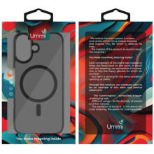 Чохол Ummi Colorful with MagSafe для Apple iPhone 17 (6.3") – Чорний