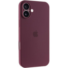Чохол Silicone Case Full Camera Protective (AA) для Apple iPhone 17 (6.3") – Бордовий