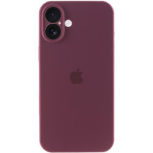 Чохол Silicone Case Full Camera Protective (AA) для Apple iPhone 17 (6.3") – Бордовий