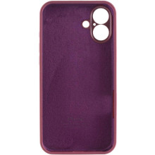Чохол Silicone Case Full Camera Protective (AA) для Apple iPhone 17 (6.3") – Бордовий