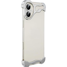 Чехол Minimalist Metal Bumper для Apple iPhone 17 (6.3") – Серебряный