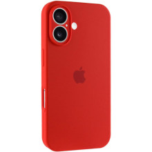 Чехол Silicone Case Full Camera Protective (AA) для Apple iPhone 17 (6.3") – Красный