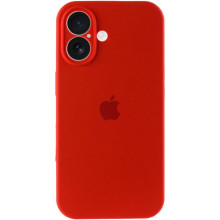 Чехол Silicone Case Full Camera Protective (AA) для Apple iPhone 17 (6.3") – Красный