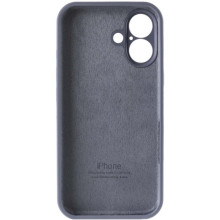 Чехол Silicone Case Full Camera Protective (AA) для Apple iPhone 17 (6.3") – Серый