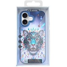 Чехол TPU+PC Crystal Hunt with MagSafe для Apple iPhone 17 (6.3") – Голубой