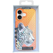 Чехол TPU+PC Crystal Hunt with MagSafe для Apple iPhone 17 (6.3") – Оранжевый