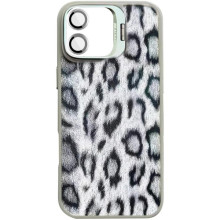 Чехол TPU+PC Wild Leopard with MagSafe and Lens для Apple iPhone 17 (6.3") – Серый