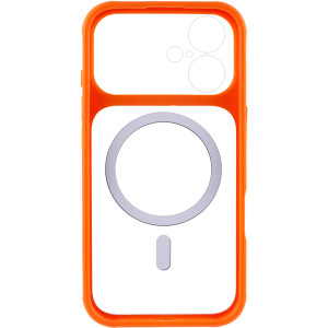 Чохол TPU+PC GETMAN Moon Clear with MagSafe для Apple iPhone 17 (6.3")