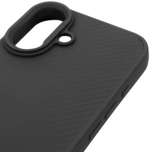 TPU чохол Carbon Protective with Magsafe для Apple iPhone 17 (6.3")