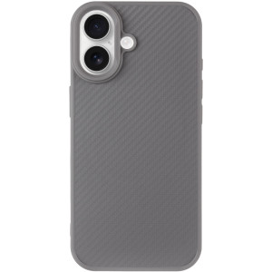 TPU чохол Carbon Protective with Magsafe для Apple iPhone 17 (6.3") – Сірий