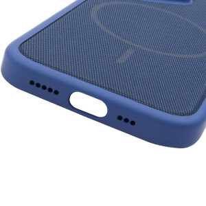 Чохол PC Textile Hybrid with Magnetic Fit для Apple iPhone 17 (6.3") – Blue