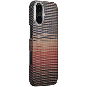 Чехол PC Carbon Protection Slim with MagSafe для Apple iPhone 17 (6.3") – Красный