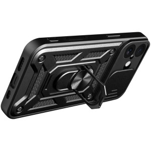 Чехол Ummi Camshield Serge Ring для Apple iPhone 17 (6.3") – Черный