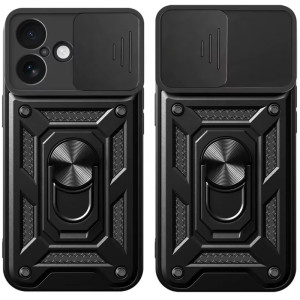 Чехол Ummi Camshield Serge Ring для Apple iPhone 17 (6.3") – Черный