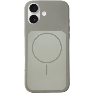 Чехол Silk Duo Color (AA) NO LOGO with Magnetic Fit для Apple iPhone 17 (6.3")