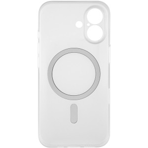 Чехол PC Slim Matte with Magnetic Fit (camera button) для Apple iPhone 17 (6.3") – Белый