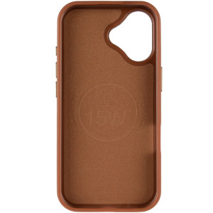 Кожаный чехол Rally with Magnetic Fit для Apple iPhone 17 (6.3") – Brown