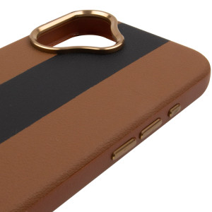 Кожаный чехол Rally with Magnetic Fit для Apple iPhone 17 (6.3") – Brown