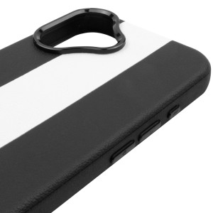 Кожаный чехол Rally with Magnetic Fit для Apple iPhone 17 (6.3") – Черный