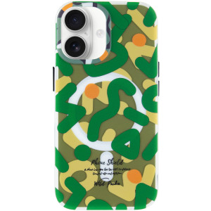 TPU чохол Pastel Chaos with Magnetic Fit для Apple iPhone 17 (6.3") – Зелений