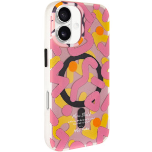 TPU чохол Pastel Chaos with Magnetic Fit для Apple iPhone 17 (6.3") – Рожевий