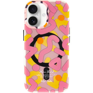 TPU чохол Pastel Chaos with Magnetic Fit для Apple iPhone 17 (6.3") – Рожевий