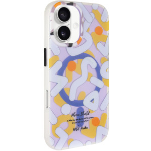 TPU чохол Pastel Chaos with Magnetic Fit для Apple iPhone 17 (6.3") – Білий