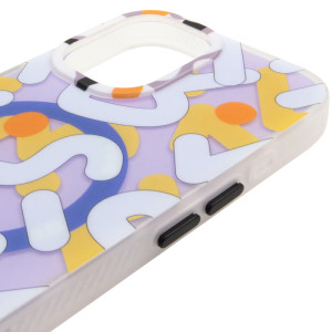 TPU чохол Pastel Chaos with Magnetic Fit для Apple iPhone 17 (6.3") – Білий