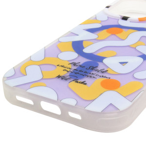 TPU чохол Pastel Chaos with Magnetic Fit для Apple iPhone 17 (6.3") – Білий