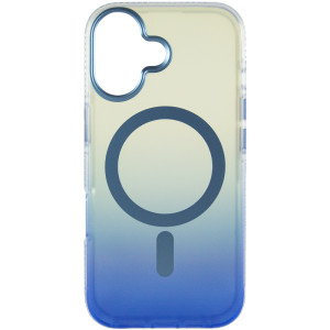 Чехол TPU+PC Phantom with Magnetic Fit для Apple iPhone 17 (6.3") – Blue