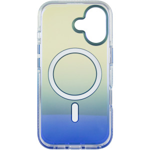 Чехол TPU+PC Phantom with Magnetic Fit для Apple iPhone 17 (6.3") – Blue