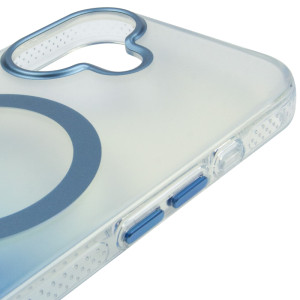 Чехол TPU+PC Phantom with Magnetic Fit для Apple iPhone 17 (6.3") – Blue