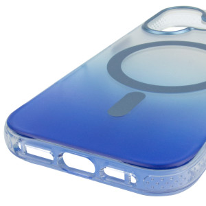 Чехол TPU+PC Phantom with Magnetic Fit для Apple iPhone 17 (6.3") – Blue