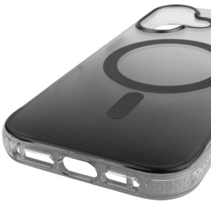 Чехол TPU+PC Phantom with Magnetic Fit для Apple iPhone 17 (6.3") – Черный