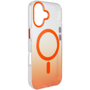 Чехол TPU+PC Phantom with Magnetic Fit для Apple iPhone 17 (6.3") – Оранжевый
