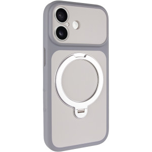 Чехол Ummi Full Camera with Magnetic Fit HQ Ring для Apple iPhone 17 (6.3") – Серый