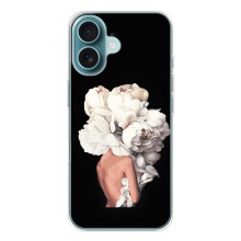 Чехлы (ART) Цветы на iPhone 17 (VPrint) (Білі квіти)