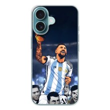 Чохли для iPhone 17 (Leo чемпіон) (AlphaPrint) (Мессі з кубком)