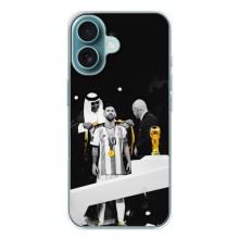 Чохли для iPhone 17 (Leo чемпіон) (AlphaPrint) (Мессі коронований)