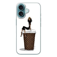 Чохли Луі Вітон для iPhone 17 (AlphaPrint - LOUIS VUITTON) (кава LOUIS VUITTON)