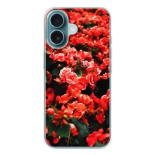 Чохли з квітами для iPhone 17 (VPrint) (Квіти червоні)