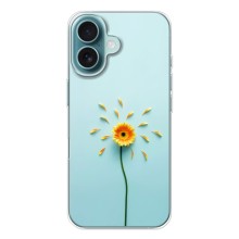 Чохли з квітами для iPhone 17 (VPrint) (Жовта квітка)