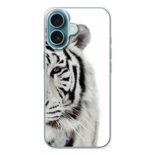 Чохли з картинкою животних iPhone 17 (Білий Тигр)